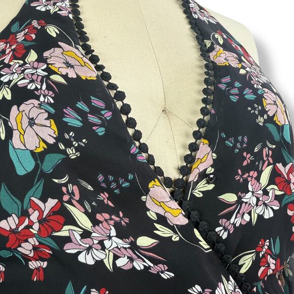 New w/Tags NICHOLAS pure silk floral flowing Goddess cold shoulder dress - Picture 16 of 16